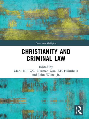 cover image of Christianity and Criminal Law